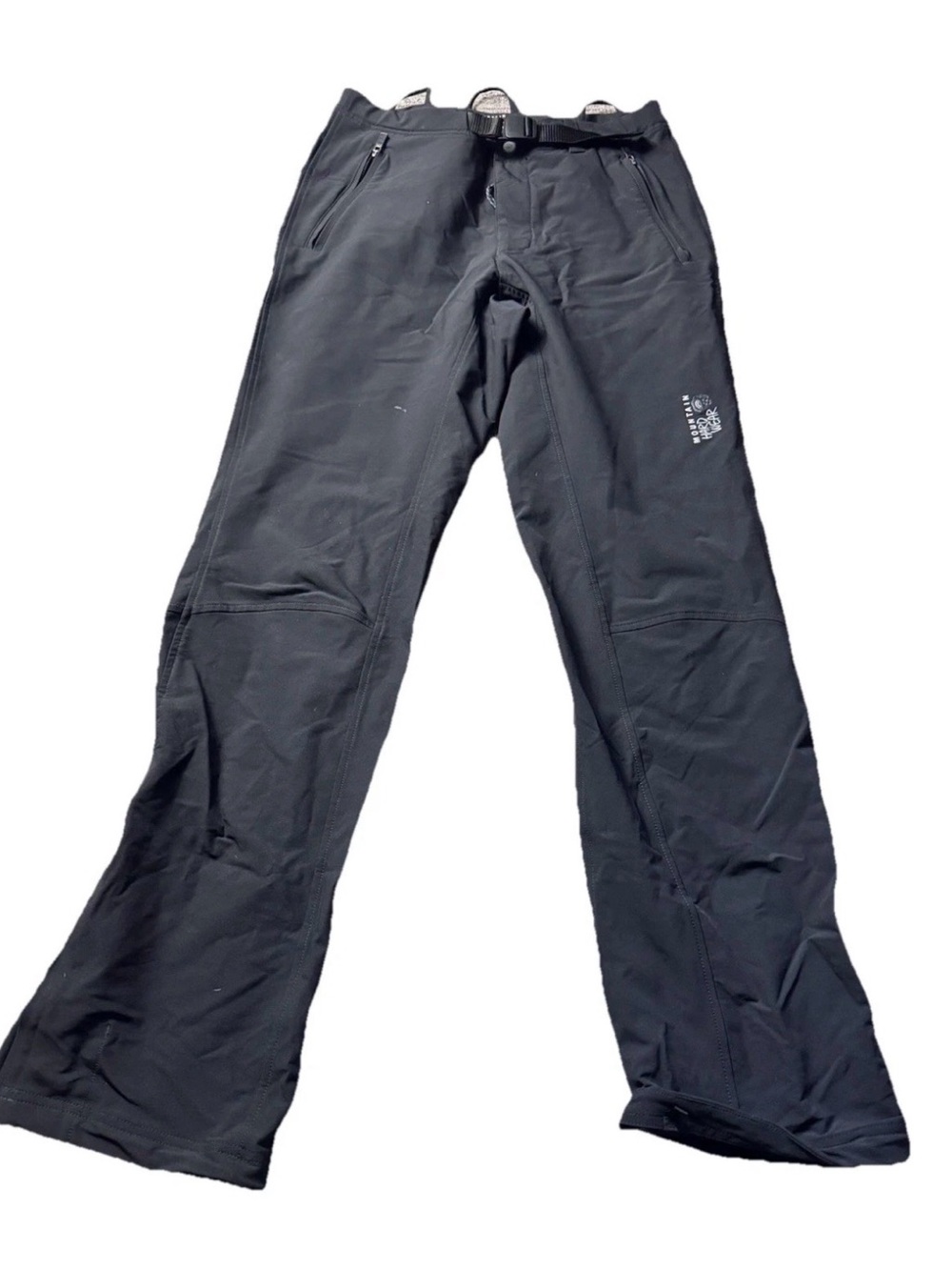 Mountain Hardware Belted Climbing Black Softshell Outdoor Pants Hiking Medium
